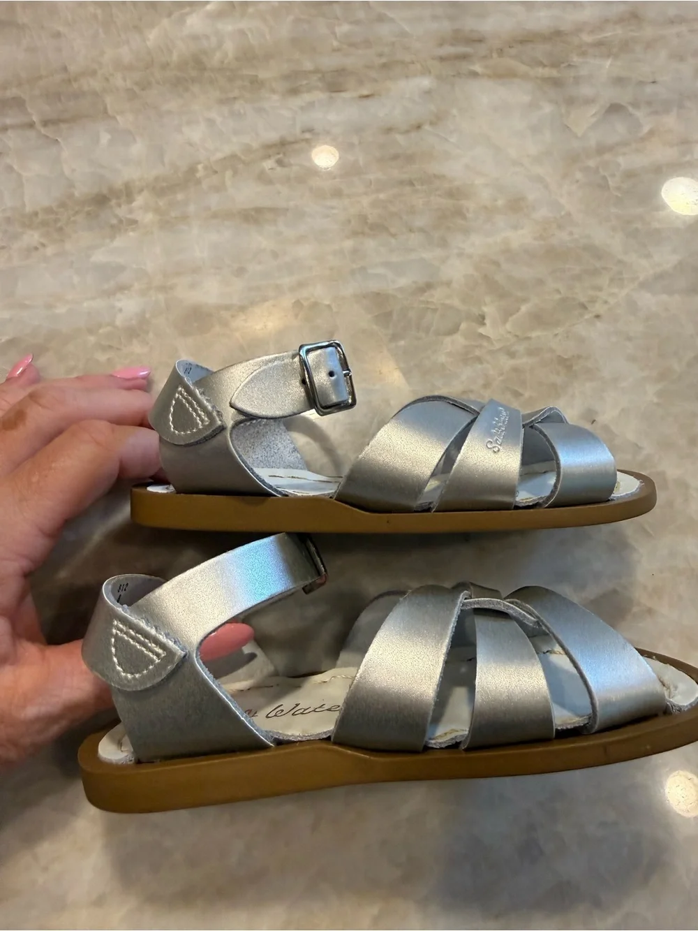 Saltwater “Original” Sandal by Hoy in Little Girl Size 8 NWT